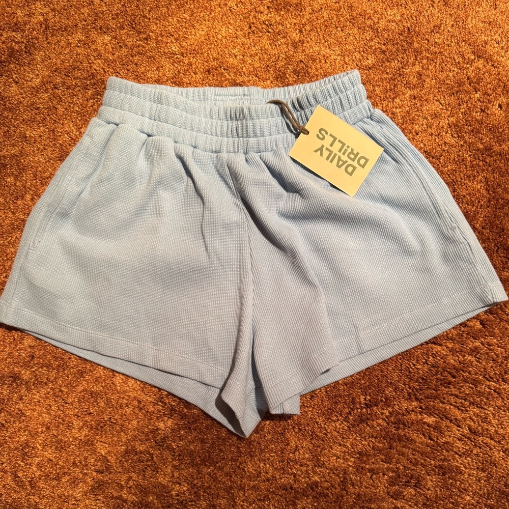Daily Drills Women's Sky Blue Athletic Shorts